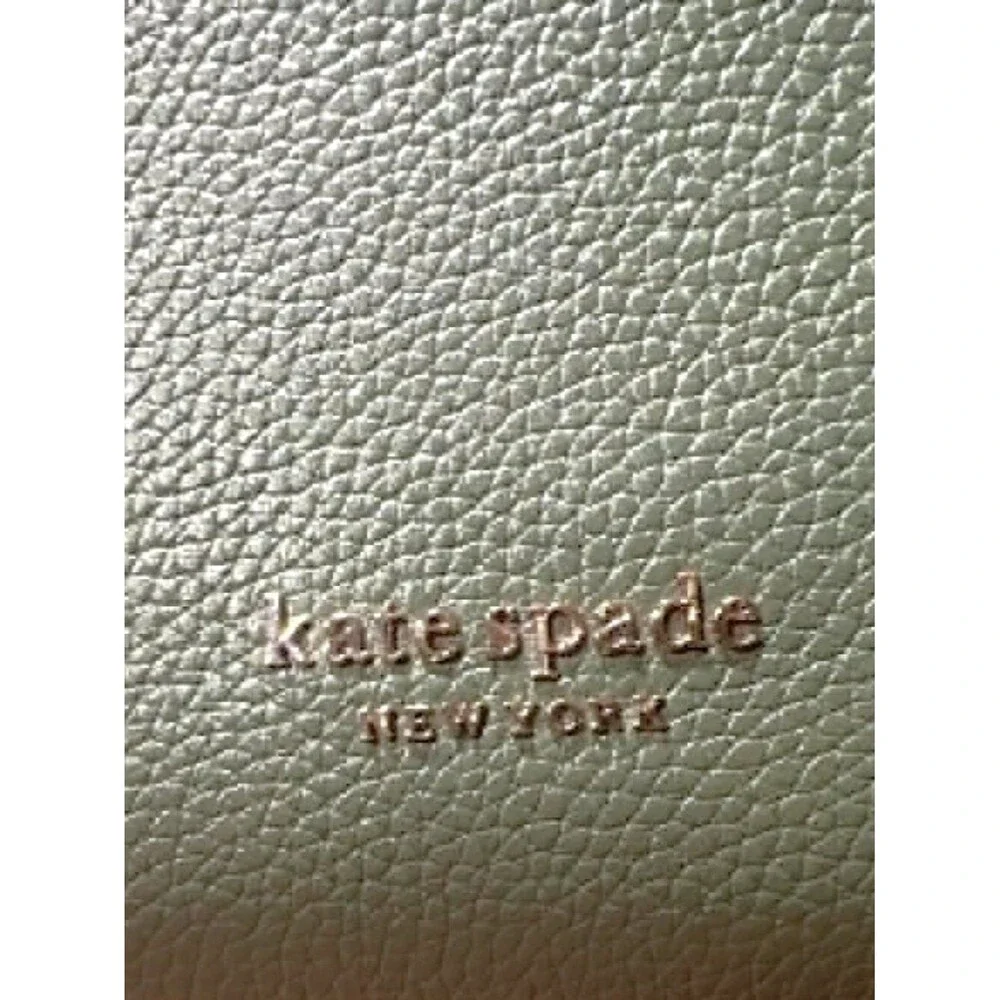 Kate Spade Knott Medium Pebbled Leather Satchel Bag - Romaine Green